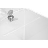 Urne transparente fermable à clé 21X21 cm avec encart A5