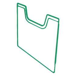 Plaque de recouvrement A4 vertical