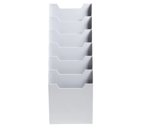 Trieur mural modulable vertical 6 compartiments A4