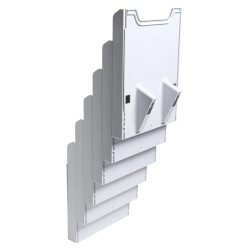 Trieur mural modulable vertical 6 compartiments A4