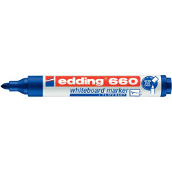 Marqueur tableau blanc E660 pointe ogive bleu