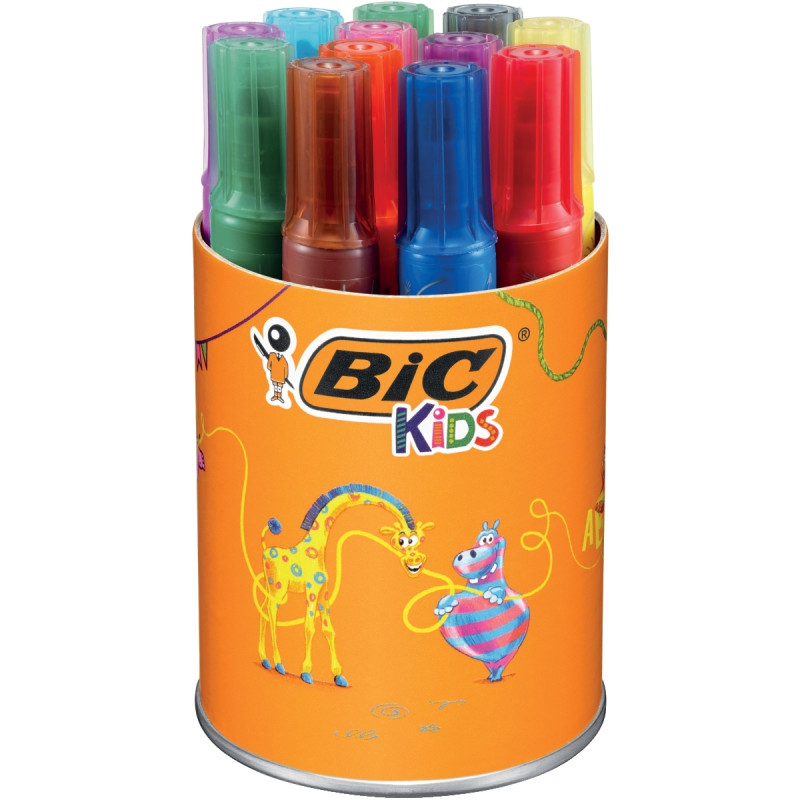 Pot de 12 marqueurs Maxi Colour assortis