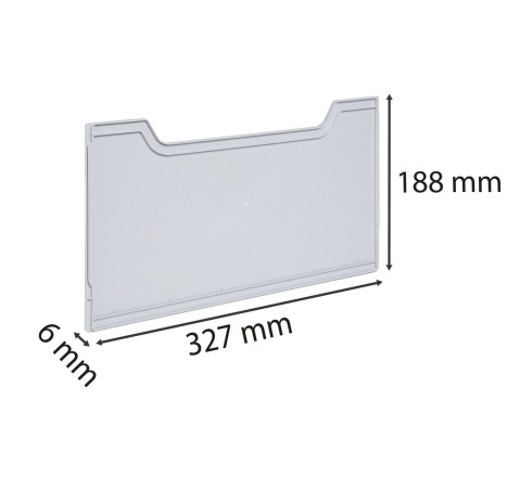 Plaque de recouvrement horizontal A4