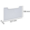 Plaque de recouvrement horizontal A4