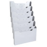 Trieur mural modulable horizontal 6 compartiments A4