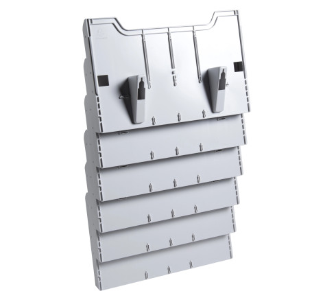 Trieur mural modulable horizontal 6 compartiments A4