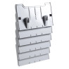 Trieur mural modulable horizontal 6 compartiments A4