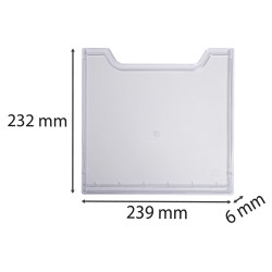 Plaque de recouvrement verticale A4