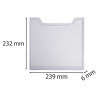 Plaque de recouvrement verticale A4