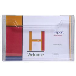 Distributeur de prospectus horizontal A4