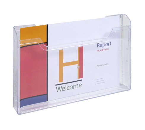 Distributeur de prospectus horizontal A4