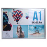 Cadre mural aluminium A1