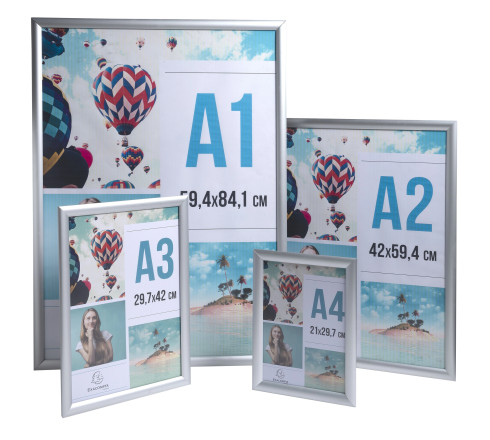 Cadre mural aluminium A1