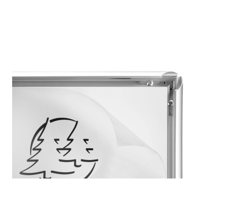 Cadre photo mural aluminium A3