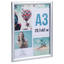 Cadre photo mural aluminium A3