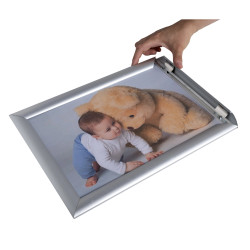 Cadre photo mural aluminium A3