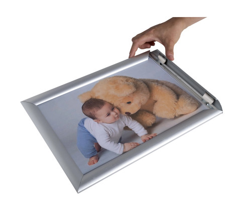 Cadre photo mural aluminium A3