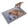 Cadre photo mural aluminium A3