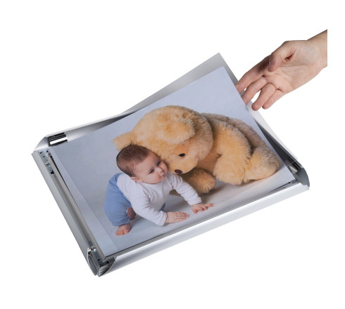 Cadre photo mural aluminium A3