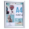 Cadre photo aluminium A4