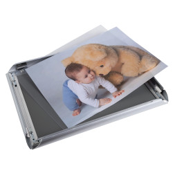 Cadre photo aluminium A4