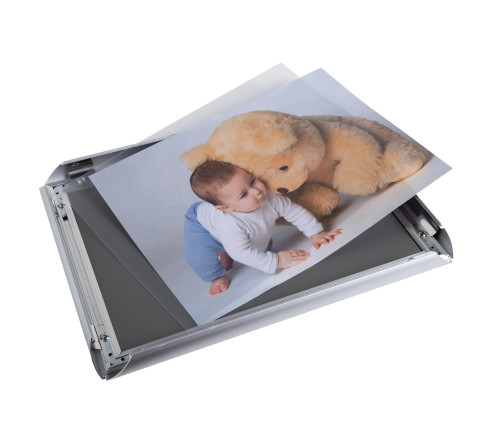 Cadre photo aluminium A4