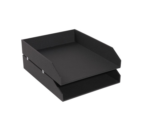 Lot de 2 corbeilles à courrier OfficeByMe