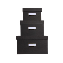 Lot de 3 boîtes de rangement OfficeByMe