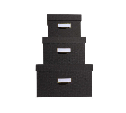 Lot de 3 boîtes de rangement OfficeByMe