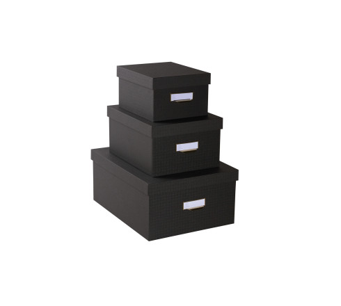 Lot de 3 boîtes de rangement OfficeByMe