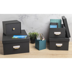 Lot de 3 boîtes de rangement OfficeByMe