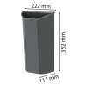 Compartiments Ecologic pour poubelles de bureau