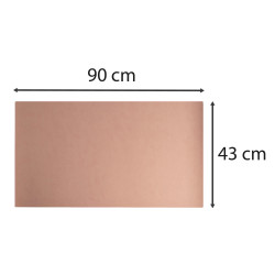 Sous main souple PU bicolore - 43x90cm