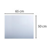 Sous-main souple PVC Crystal - 50x65 cm