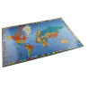 Sous-main rigide PVC Monde - 37,5x57,5 cm