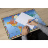Sous-main rigide PVC Monde - 37,5x57,5 cm