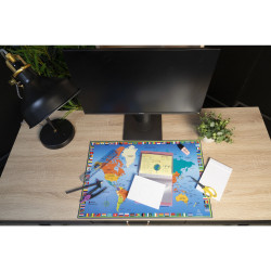 Sous-main rigide PVC Monde - 37,5x57,5 cm