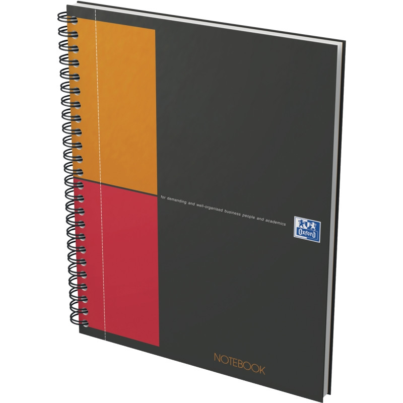 Cahier à reliure intégrale NOTEBOOK format A5+ quadrillé 5x5, 160 page