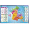 Sous-main rigide PVC France - 37,5x57,5cm