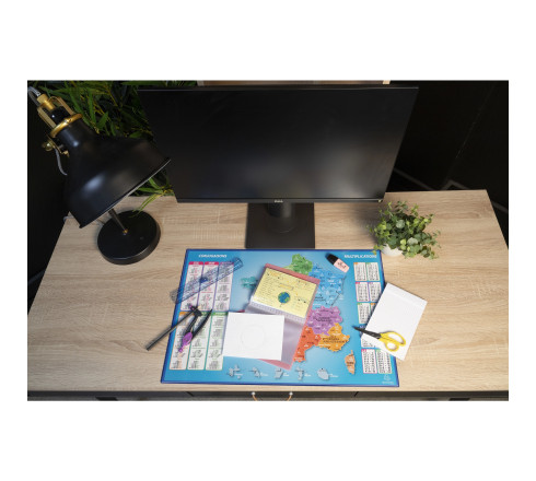 Sous-main rigide PVC France - 37,5x57,5cm