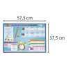 Sous-main rigide PVC Maths - 37,5x57,5 cm
