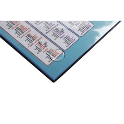 Sous-main rigide PVC Maths - 37,5x57,5 cm