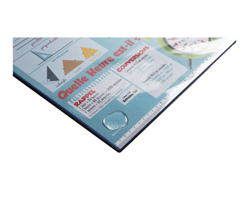 Sous-main rigide PVC Maths - 37,5x57,5 cm