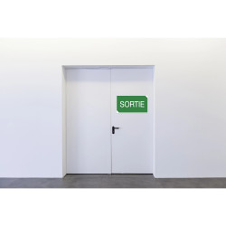 Panneau PVC adhésif antidérapant Sortie 35x20 cm