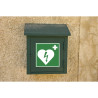 Panneau PVC adhésif antidérapant Défibrilateur 20x20 cm