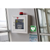 Panneau PVC adhésif antidérapant Défibrilateur 20x20 cm