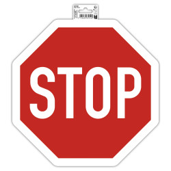 Panneau PVC adhésif antidérapant Stop 30 cm