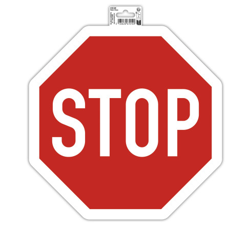 Panneau PVC adhésif antidérapant Stop 30 cm