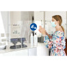 Panneau PVC adhésif antidérapant Gel main obligatoire 20 cm