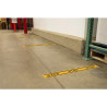 Panneau PVC adhésif antidérapant Obligation stop 100 cm